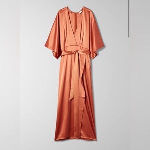 Aritzia Babaton Stanley Wrap Dress